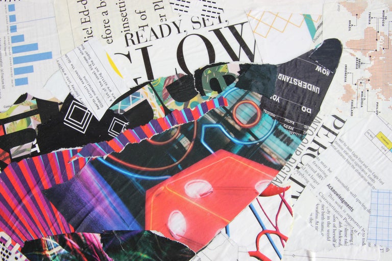Jim Hudek - “Marilyn Life Magazine” Colorful Pop Art Mixed Media  Contemporary Collage at 1stDibs