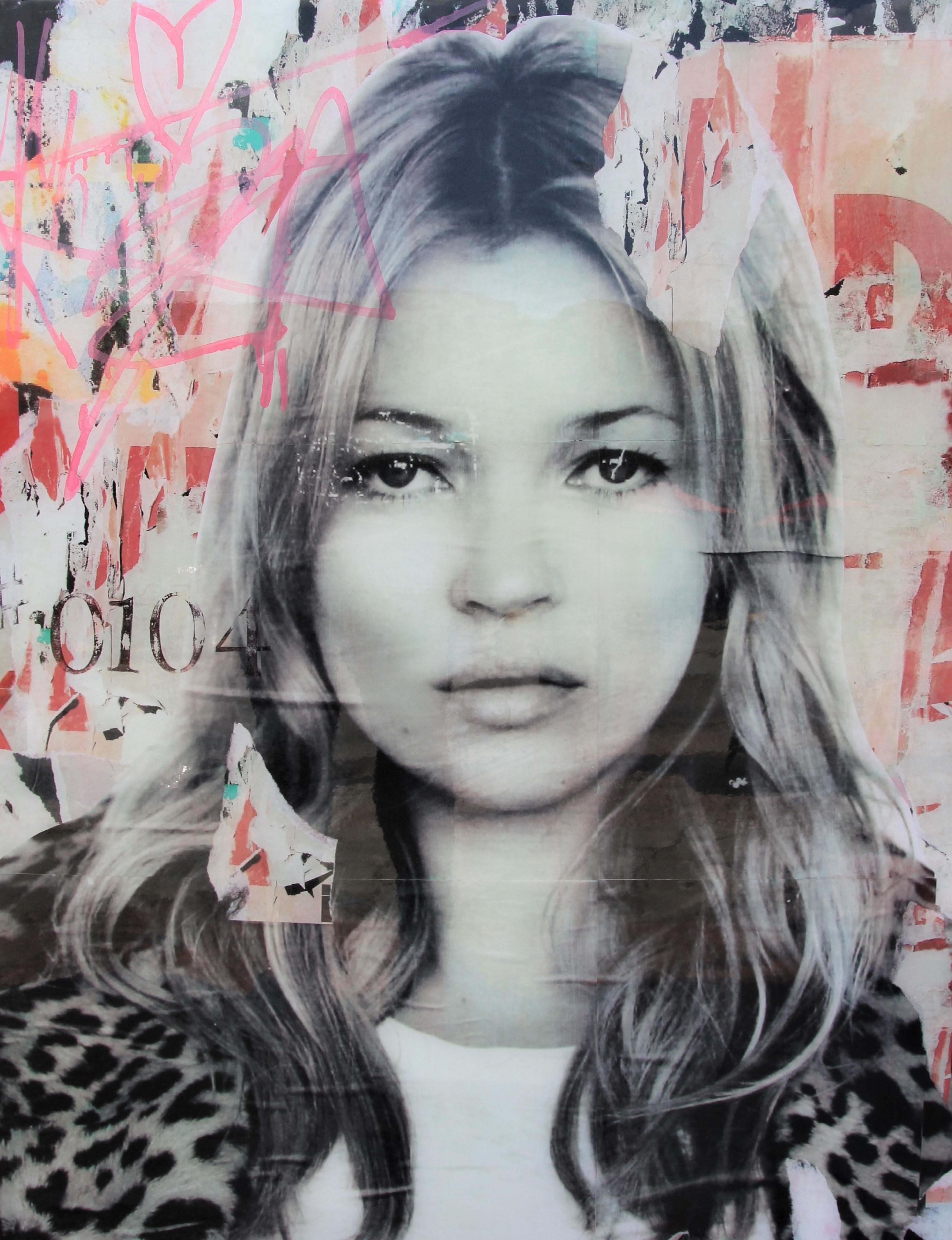 kate moss collage