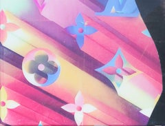 Audrey Hepburn Louis Vuitton Vogue Mixed Media Contemporary Collage