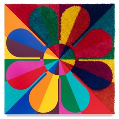 Untitled (Flower Shag Painting)