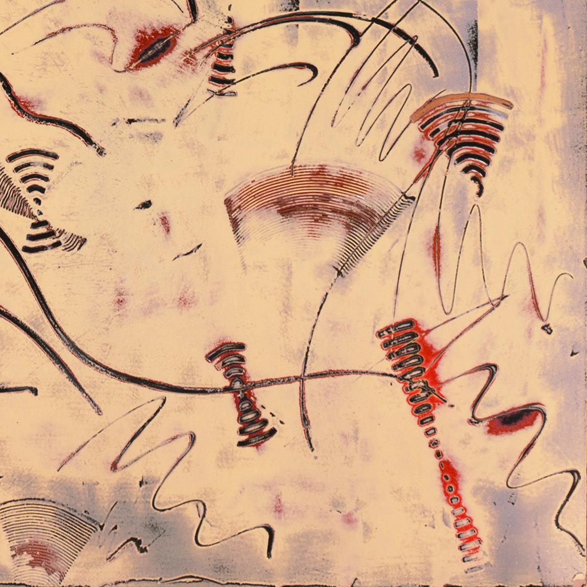 'Grand Canyon', Castelli, National Gallery of Art, Abstraction, Harvard, Boston - Brown Abstract Painting by Jim Jacobs