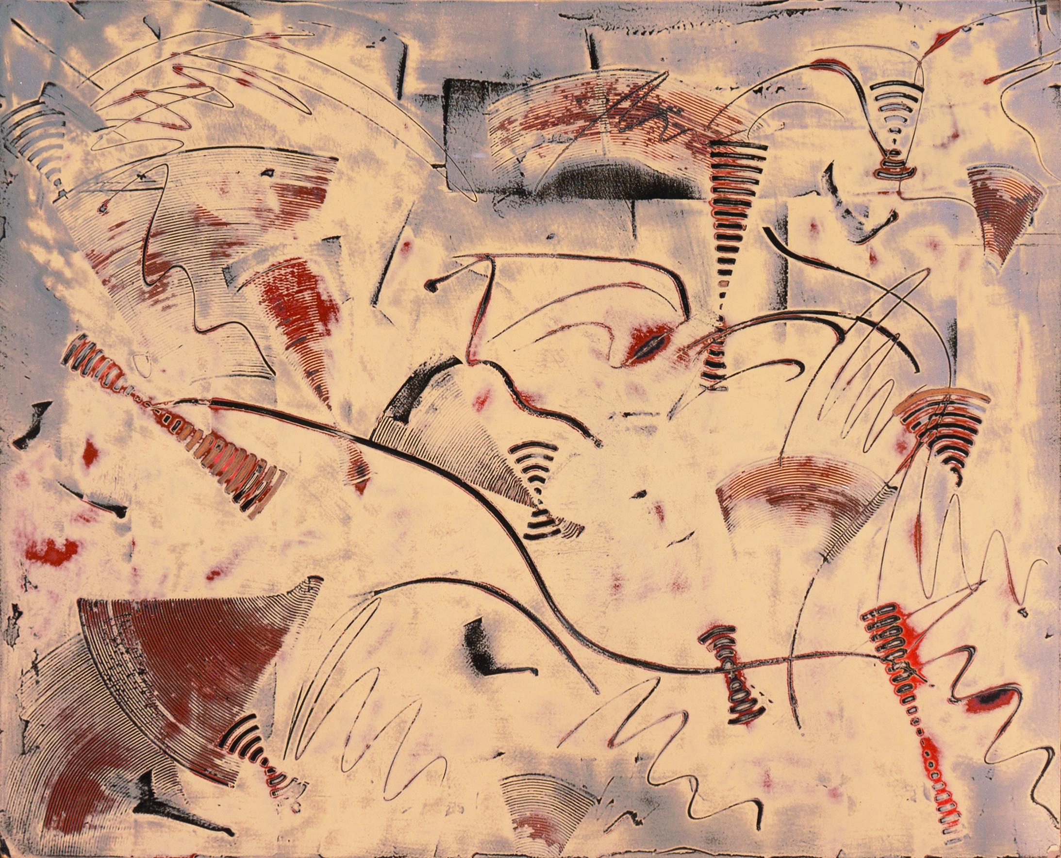 Jim Jacobs Abstract Painting - 'Grand Canyon', Castelli, National Gallery of Art, Abstraction, Harvard, Boston