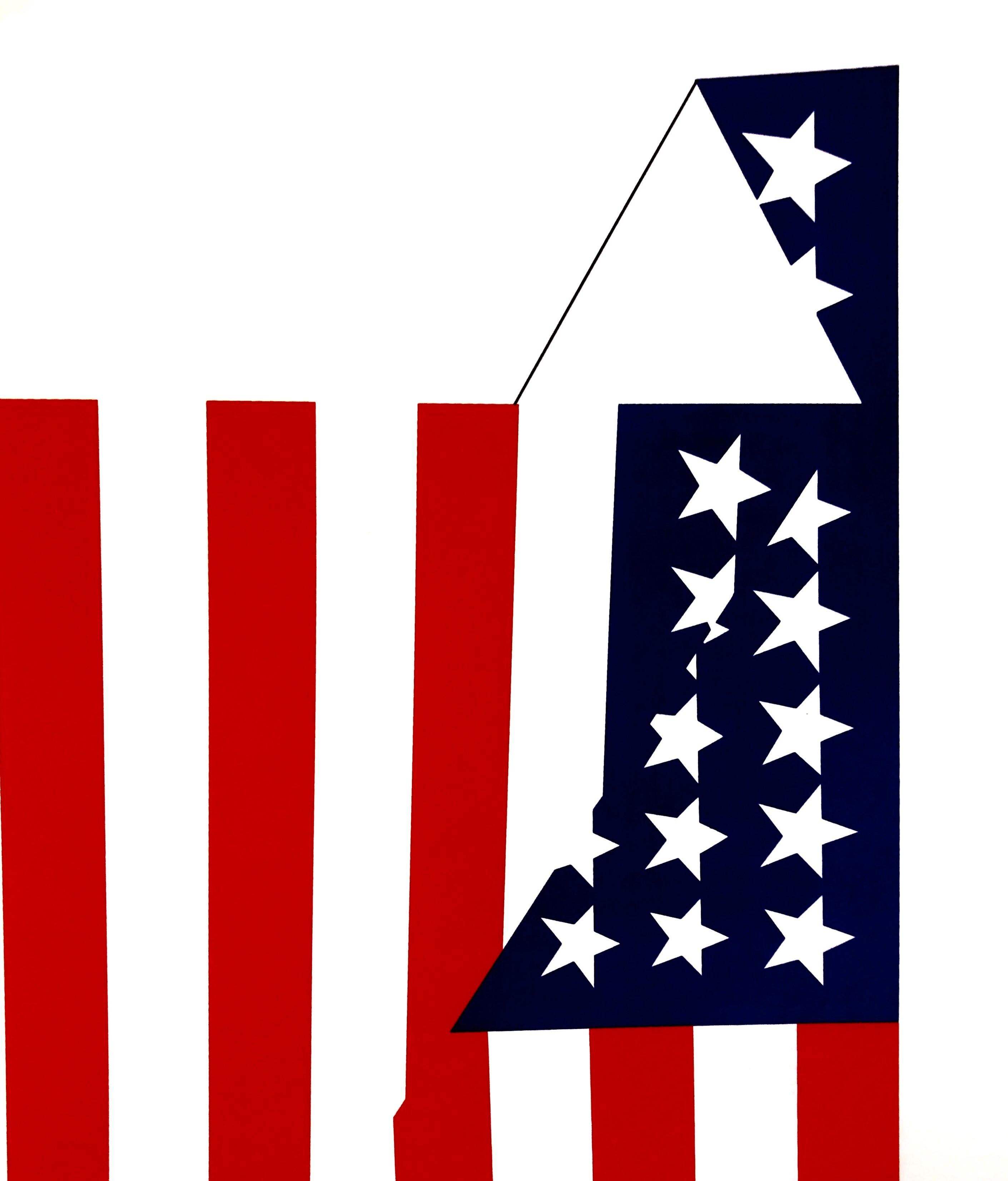 american flag pop art
