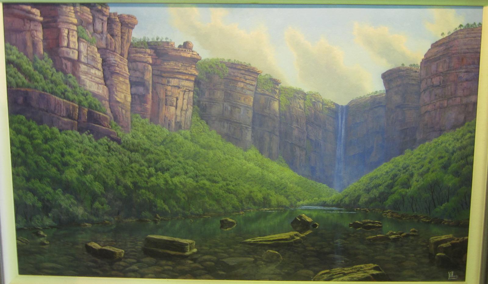 Jim Jim Falls, Kakadu, Northern Territory, Australia In Excellent Condition For Sale In Paradise Point, Queensland