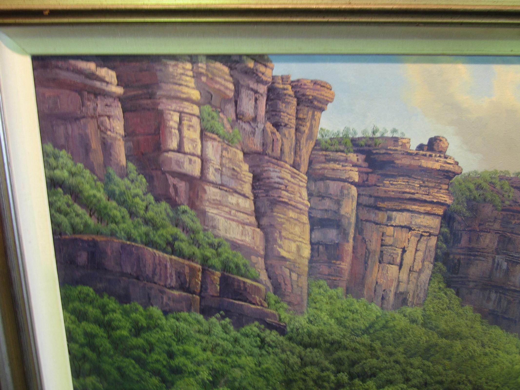 Canvas Jim Jim Falls, Kakadu, Northern Territory, Australia For Sale