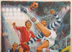 Major Indoor Soccer League, Pop Art Lithograph by Jim Jonson
