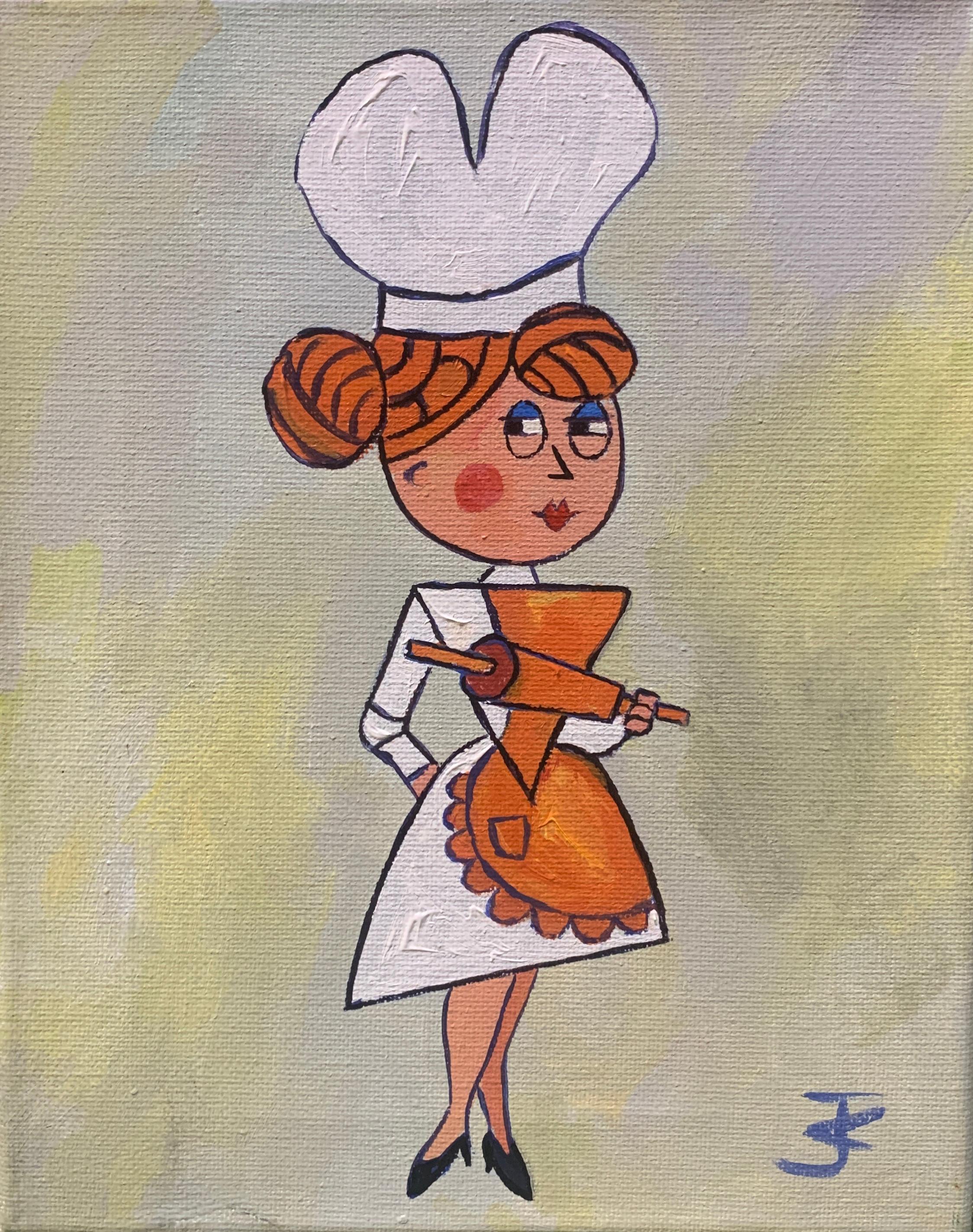 Figurative Painting di Jim Keifer - Chef
