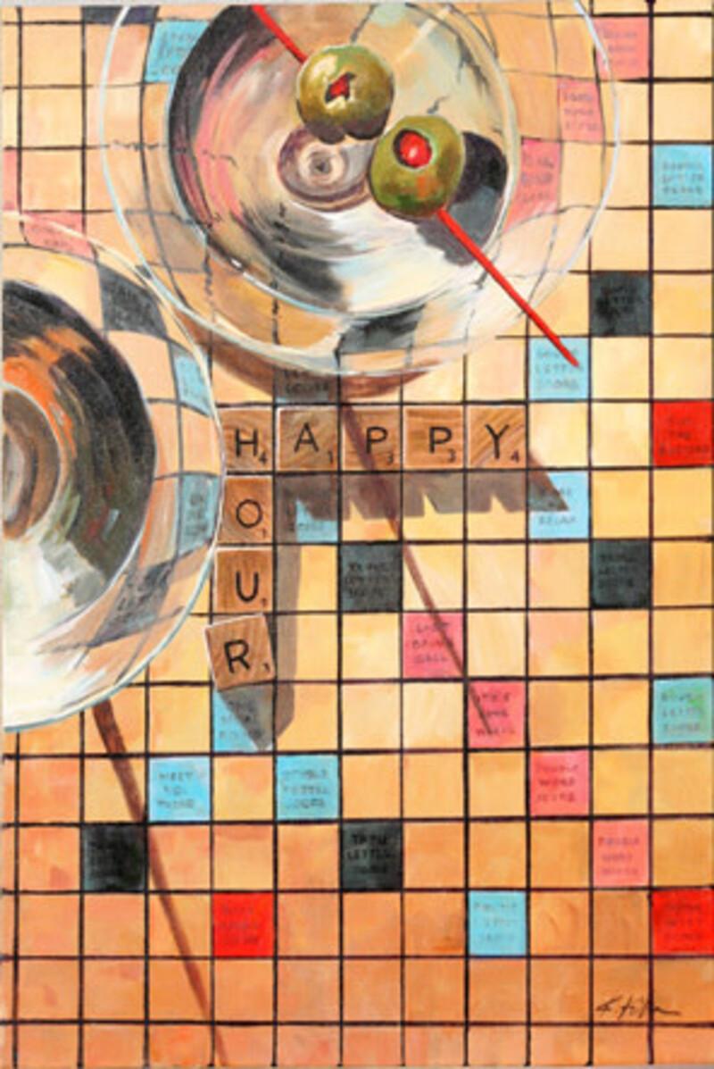 Still-Life Painting di Jim Keifer - Happy Hour