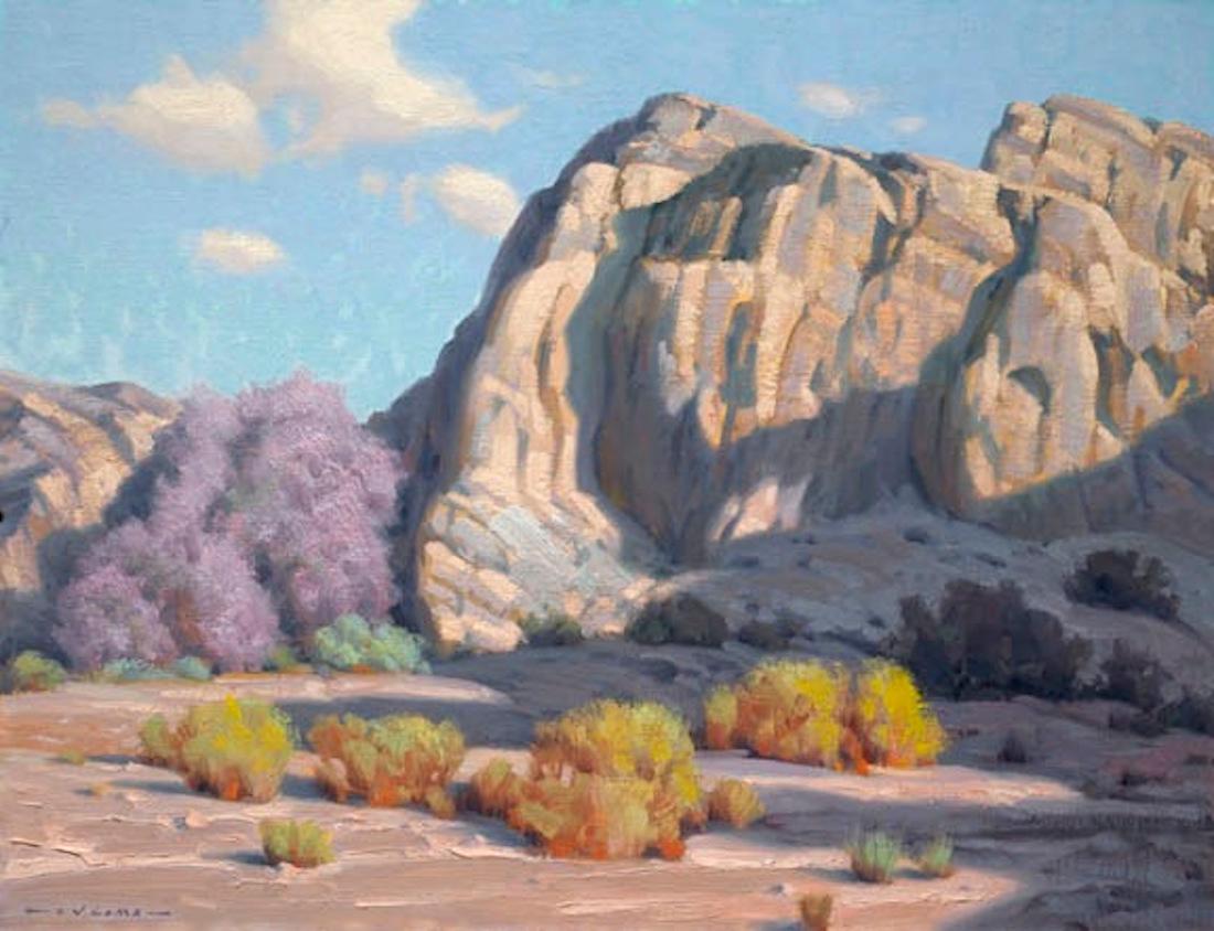 Jim Lamb Landscape Painting - April Morning - Box Canyon