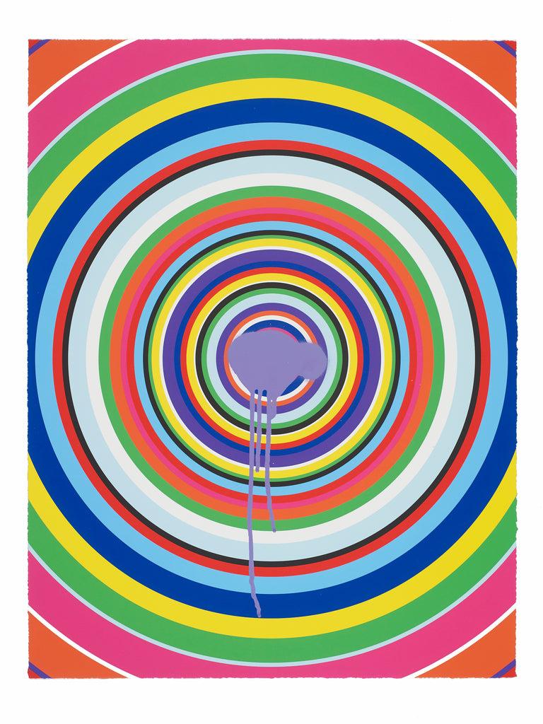 Jim Lambie Abstract Print – Sonnenflecken