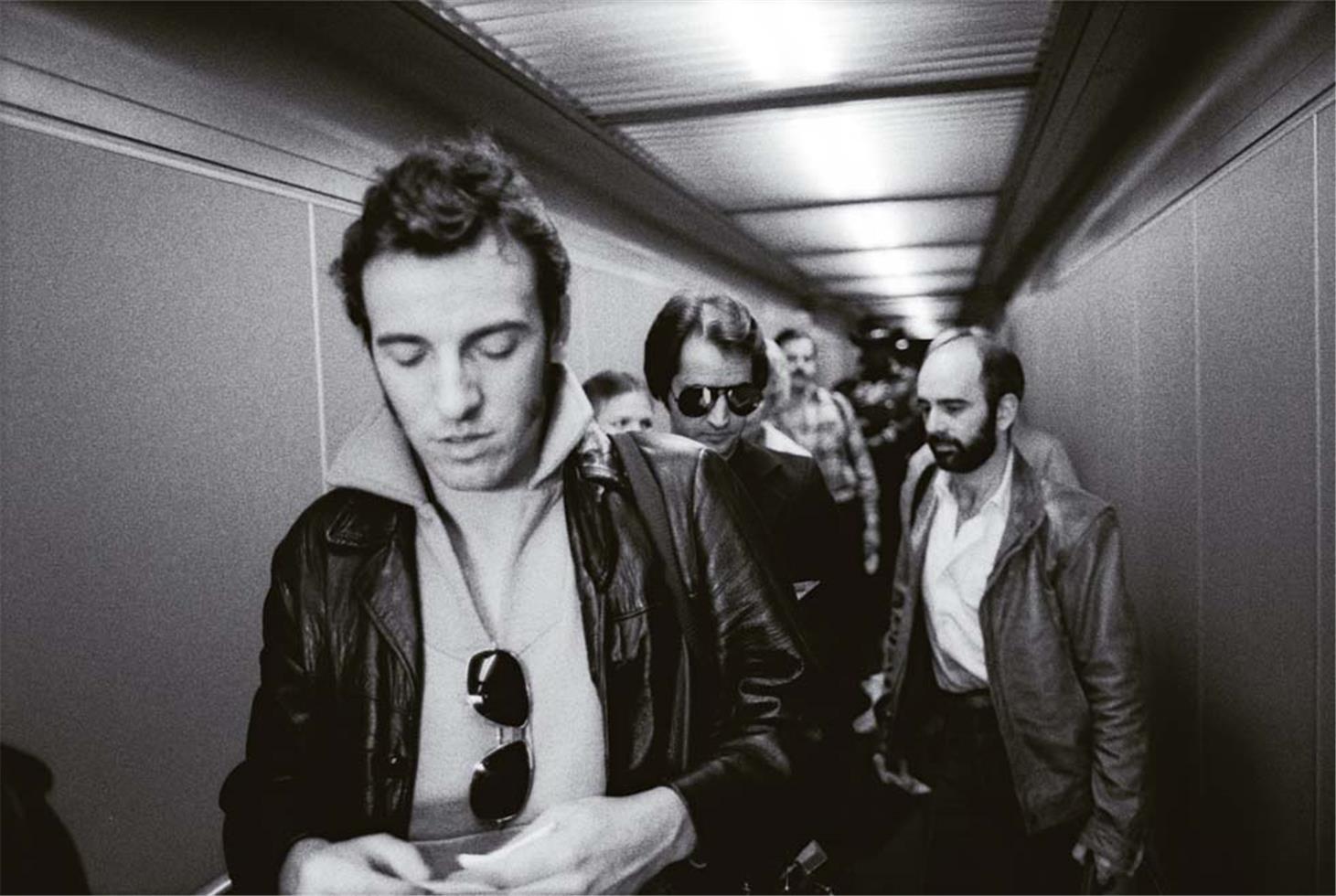 Jim Marchese Black and White Photograph - Airport Tunnel, Bruce Springsteen