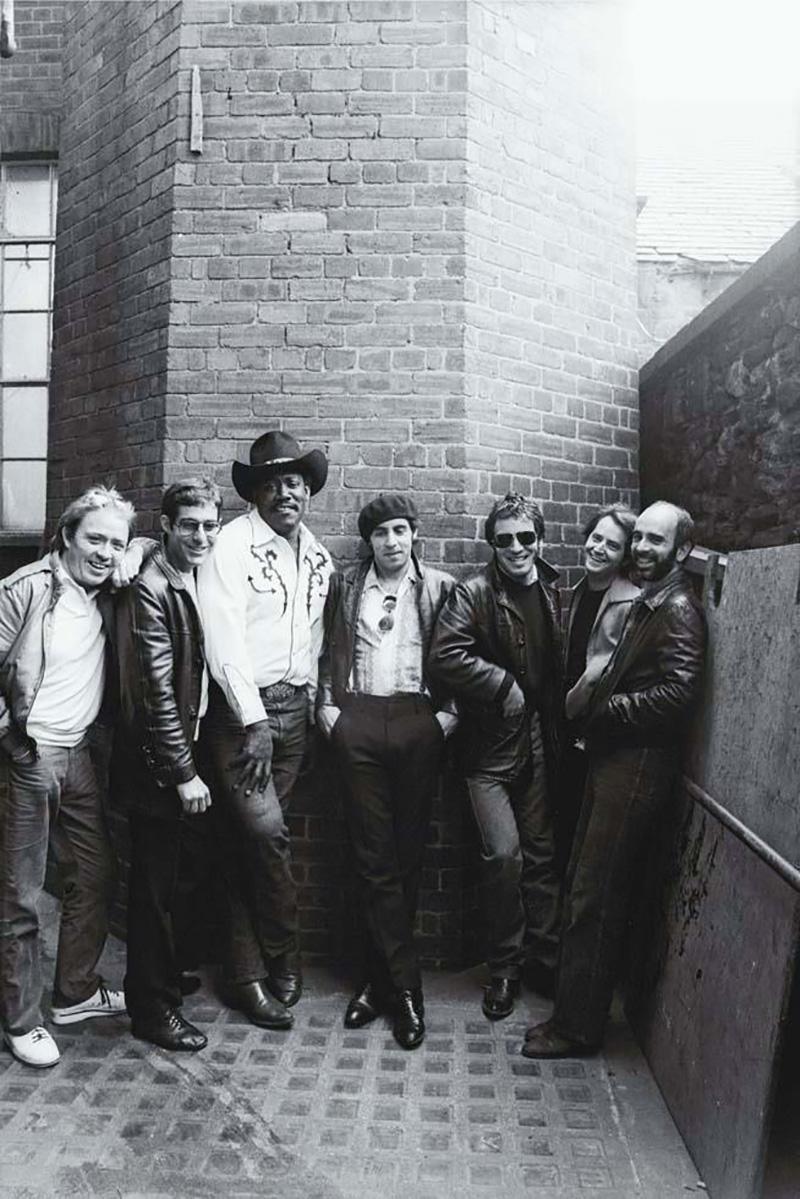 Jim Marchese Black and White Photograph - Bruce Springsteen and the E Street Band, New Castle, 1981