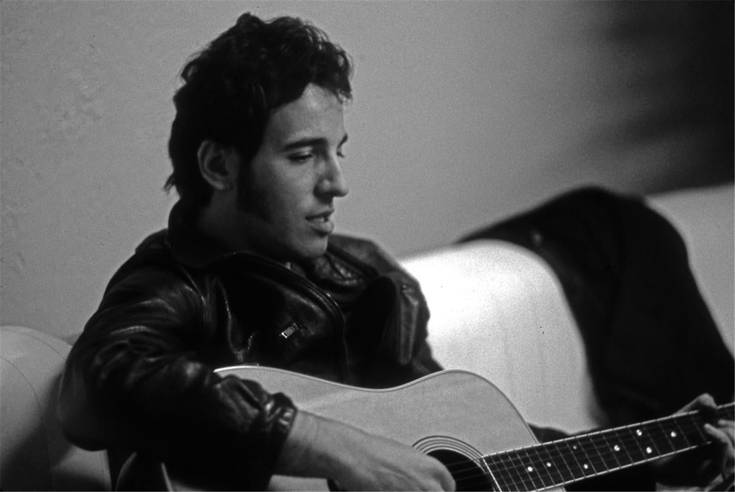Jim Marchese Black and White Photograph - Bruce Springsteen- The Minutes Before Showtime