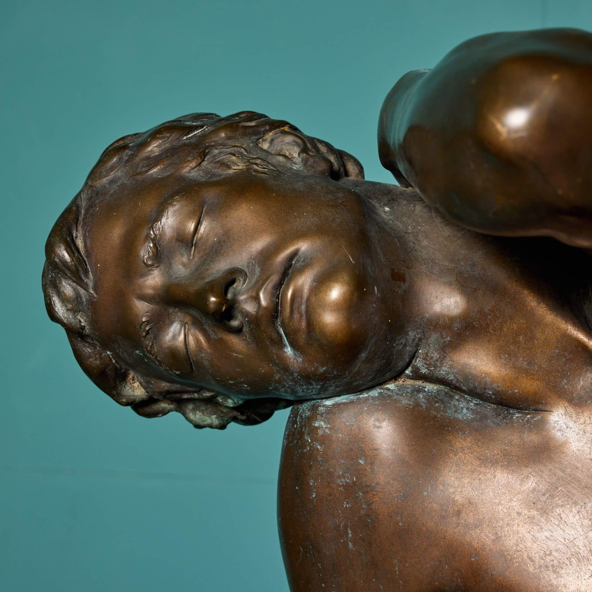 Classical Greek Jim Mathieson (b. 1931) Lifesize Bronze Figure of Phaethon