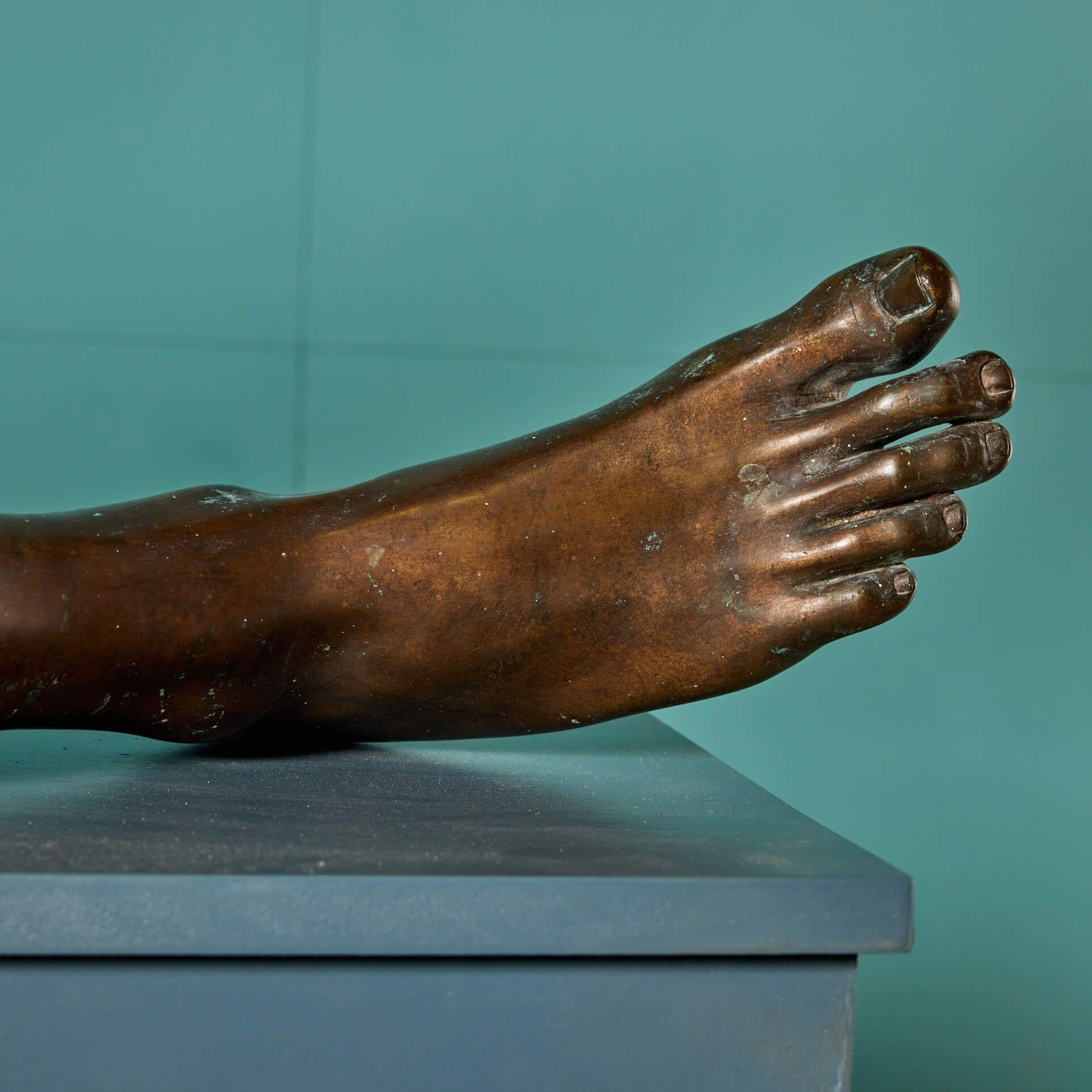 English Jim Mathieson (b. 1931) Lifesize Bronze Figure of Phaethon
