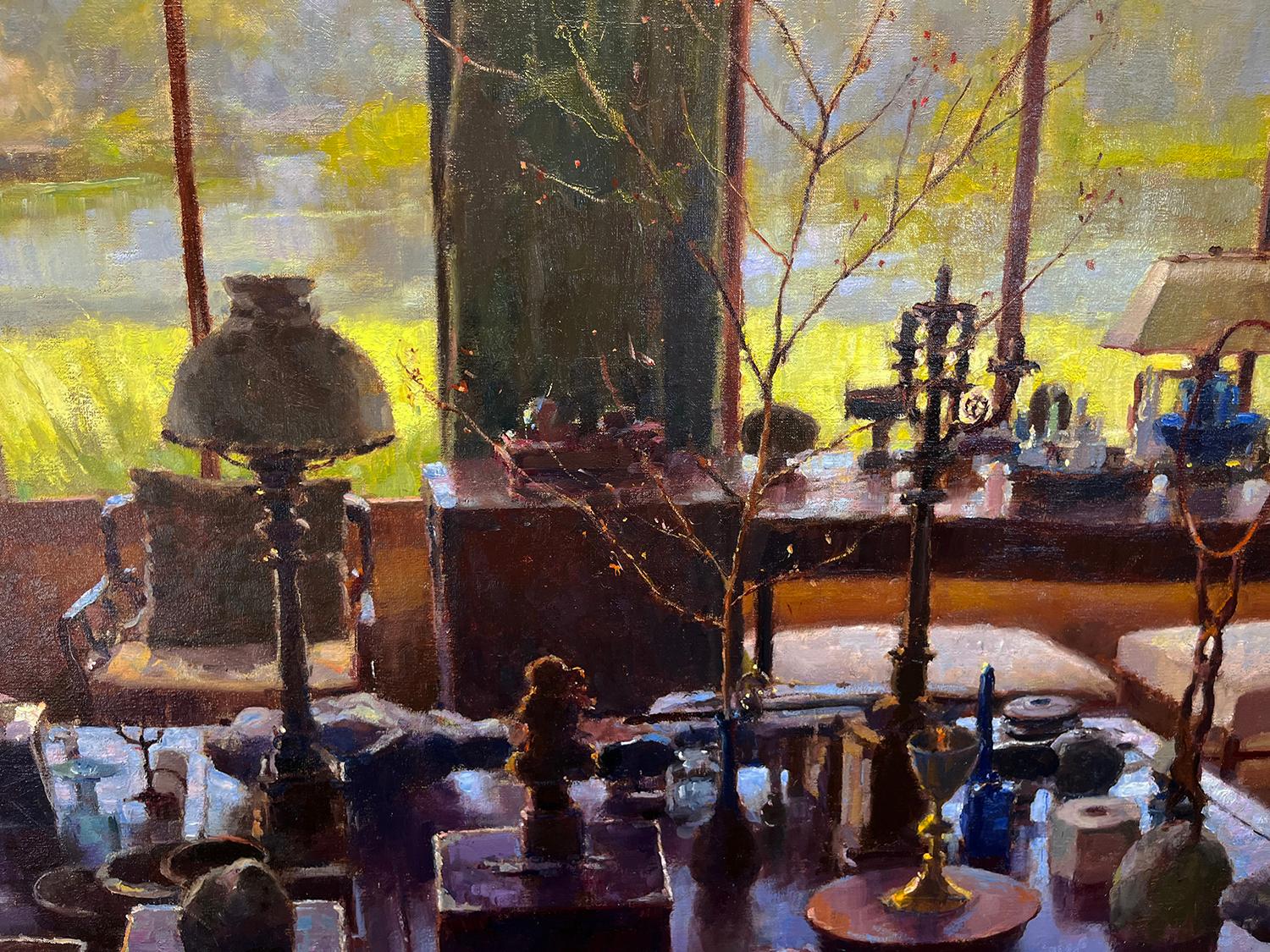 Intérieur Morris Graves - Réalisme Painting par Jim McVicker