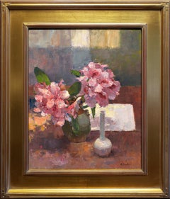 Rhododendron, lumière de soleil et ombre