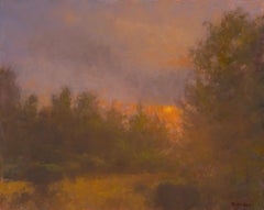 Puesta de sol de verano; Loleta, California