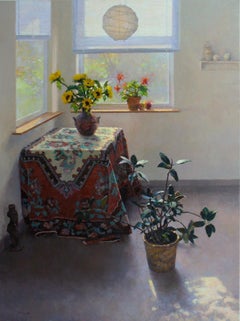 Sunlit Studio with Sunflowers