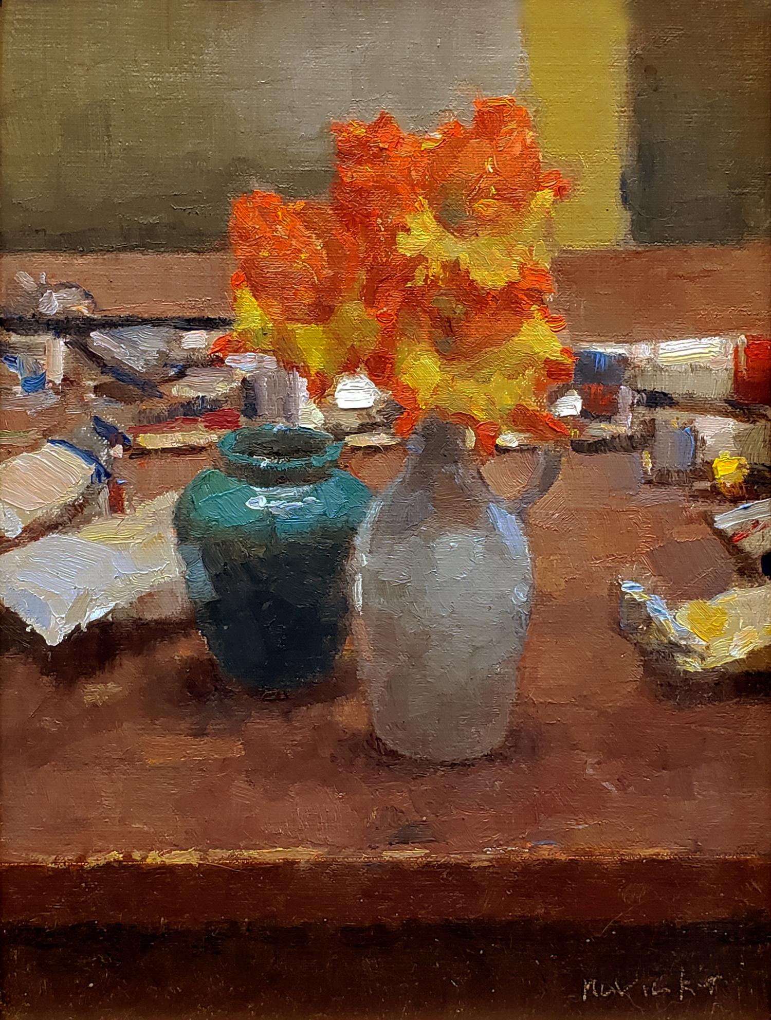 Yellow, Red and Blue - Painting by Jim McVicker