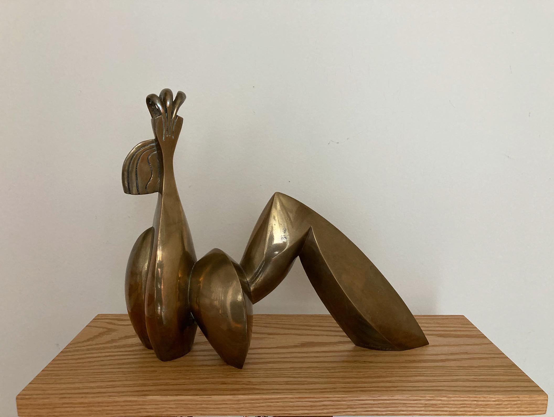 Jim Miller-Melberg Figurative Sculpture – Sitzende Figur