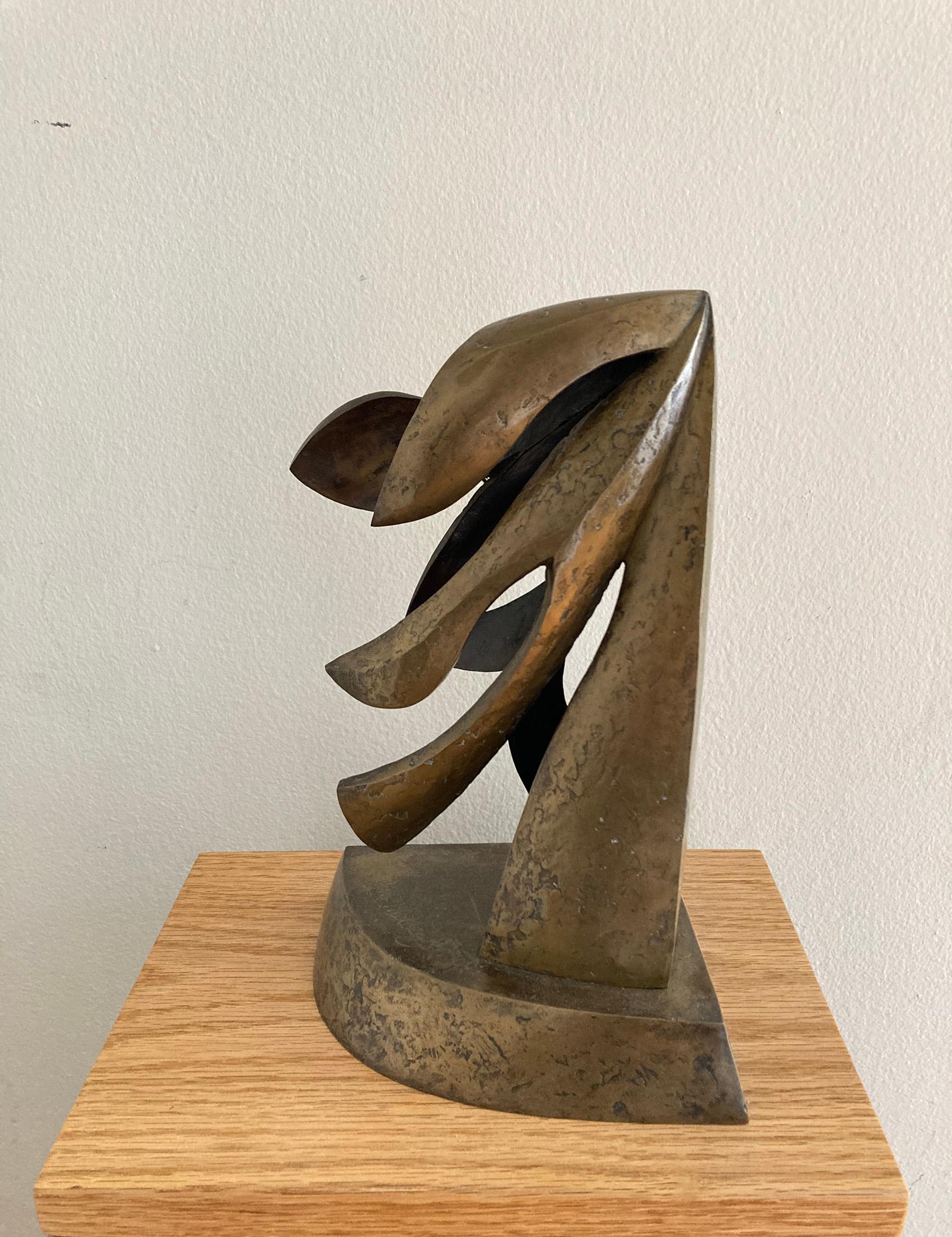 Jim Miller-Melberg Abstract Sculpture – West Wind/Smaragd