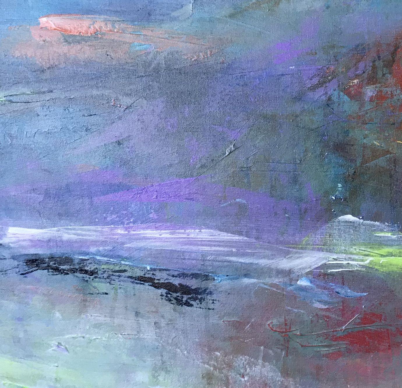 GUARDARE A OVEST, Pittura, Acrilico su tela - Painting di Jim Plesh