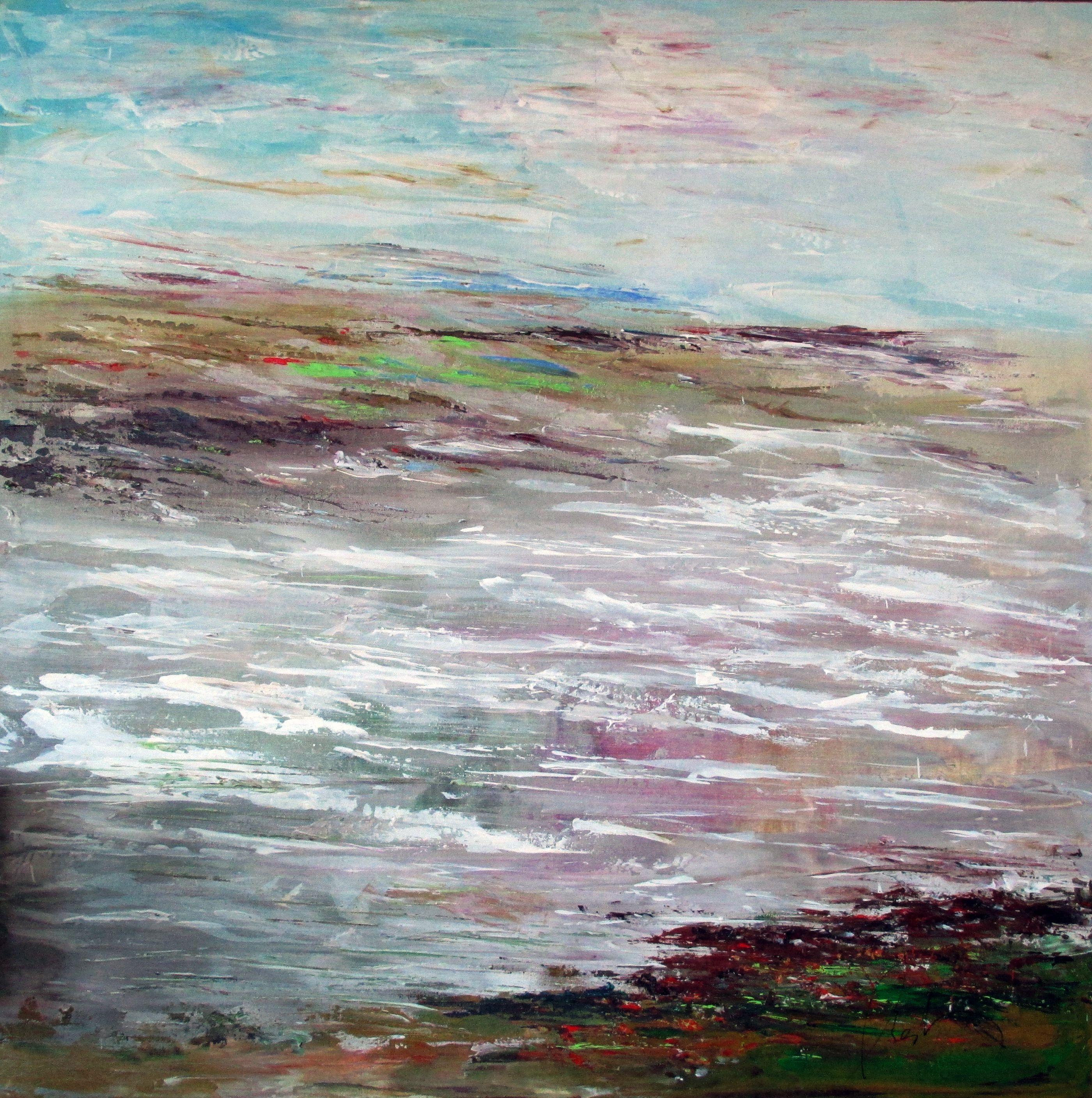 COSTAS TRANQUILAS, Pintura, Acrílico sobre lienzo - Painting de Jim Plesh
