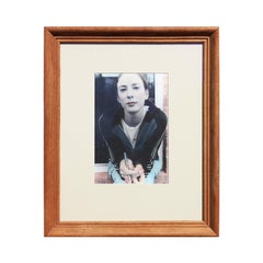 Contemporary Hand Tinted Photograph of a Young Lady