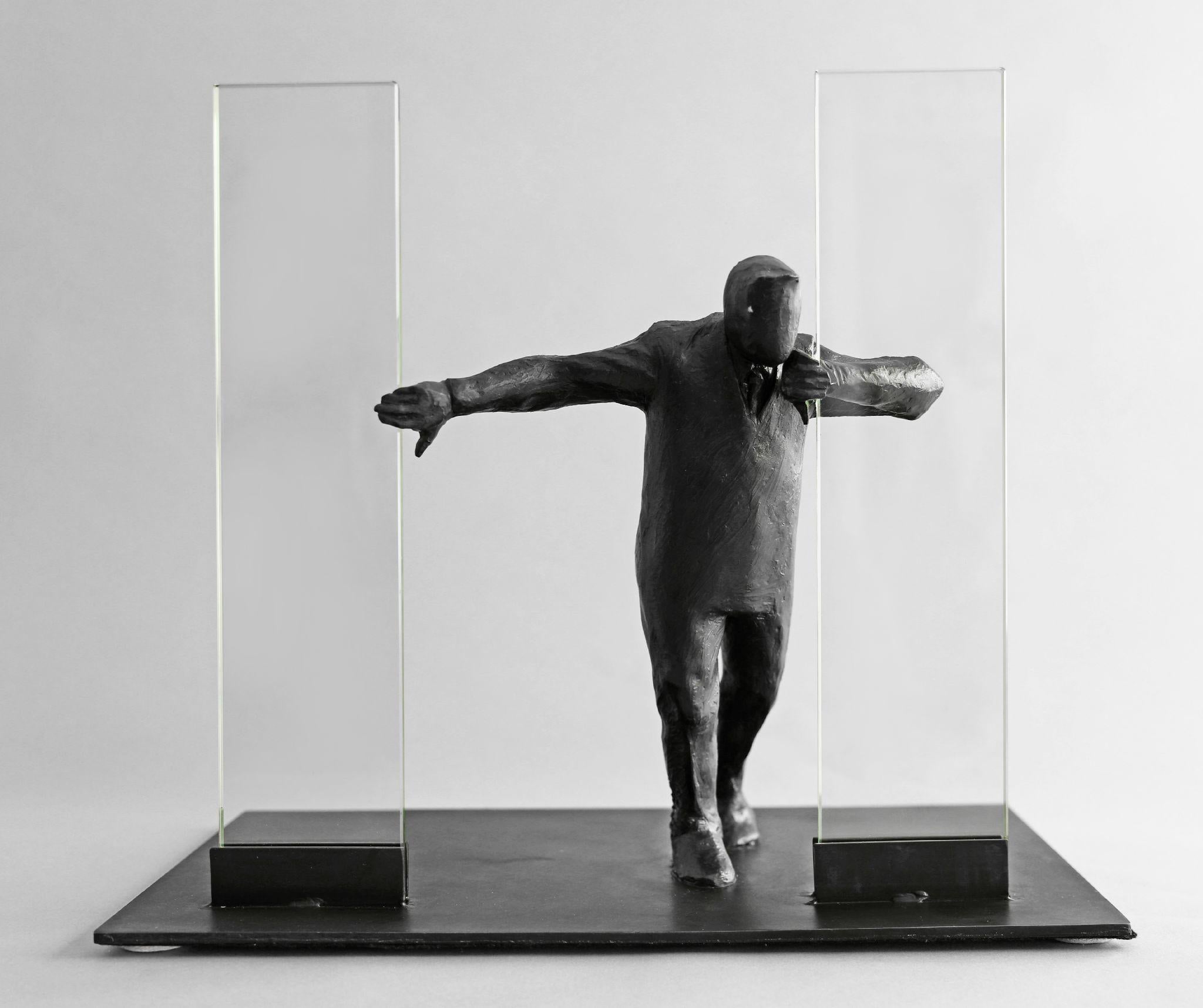 Jim Rennert Figurative Sculpture - Beyond