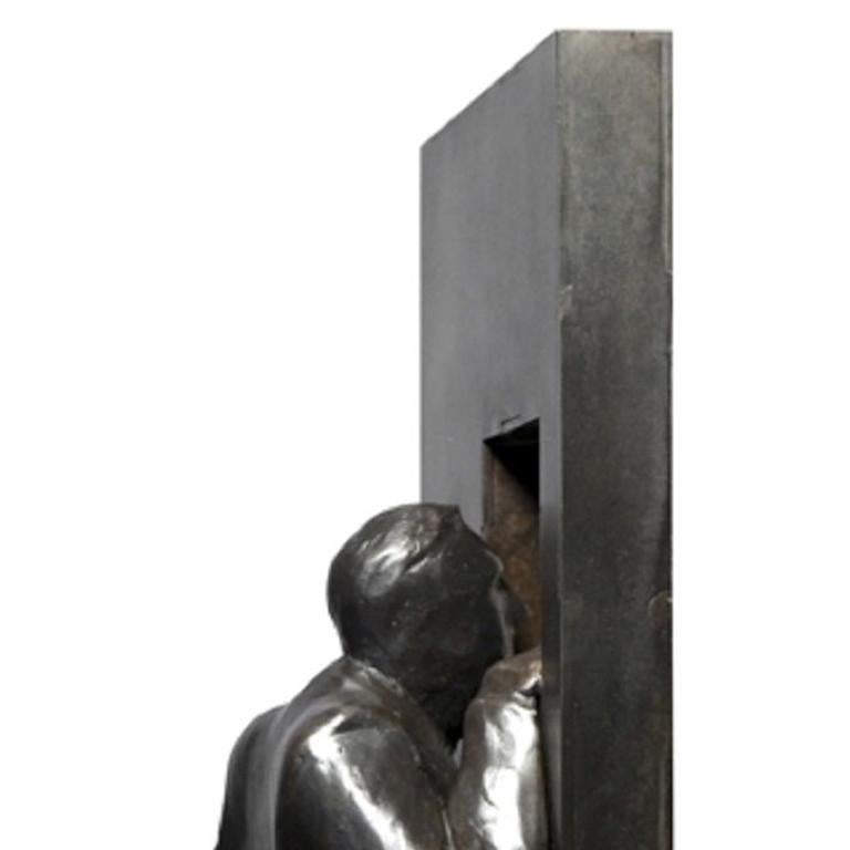Epiphanie aus Goldbronze – Sculpture von Jim Rennert