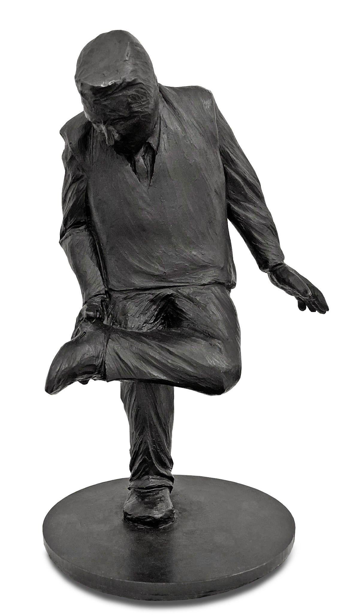 Jim Rennert Figurative Sculpture - It Happens, maquette