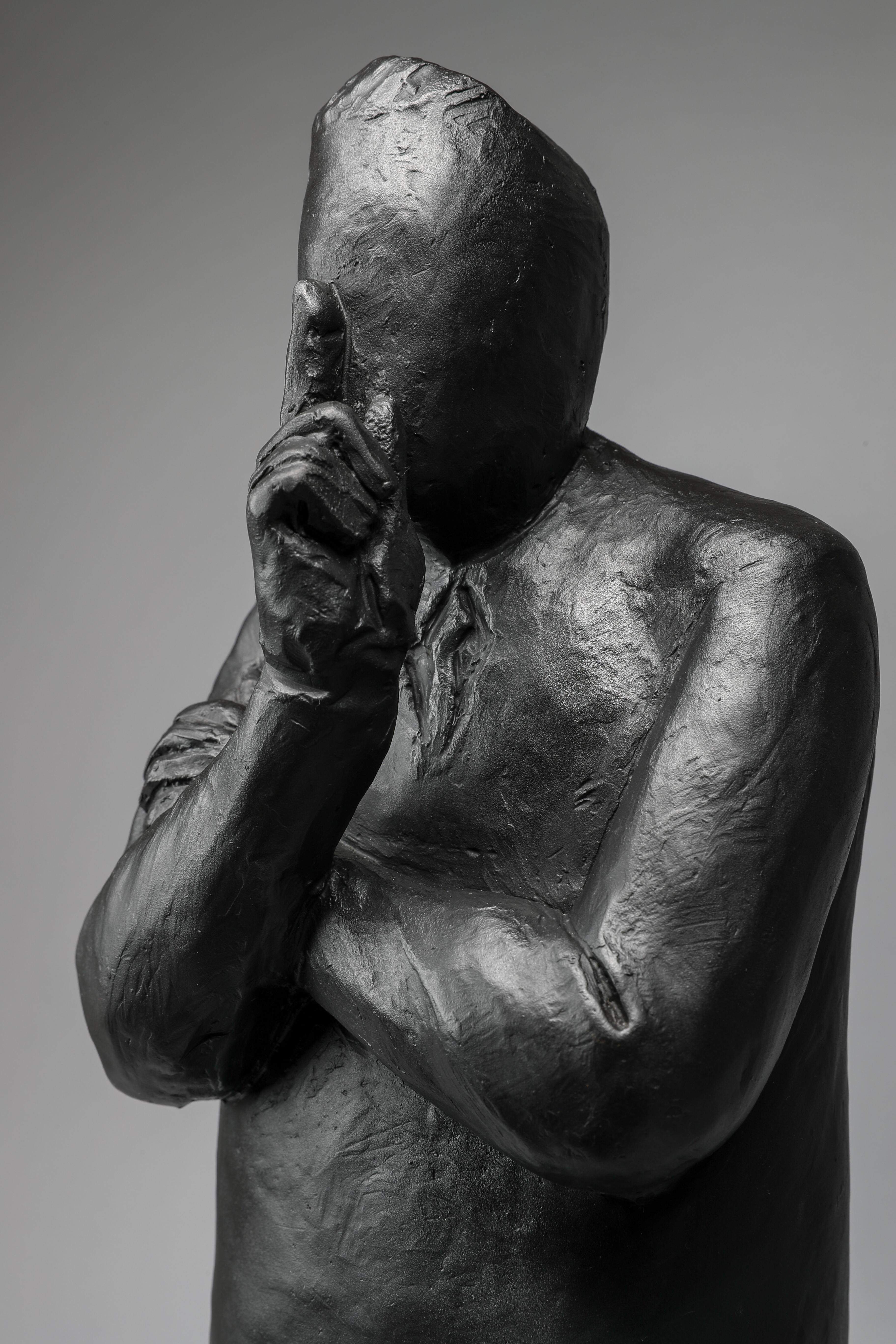 Listen - Sculpture by Jim Rennert