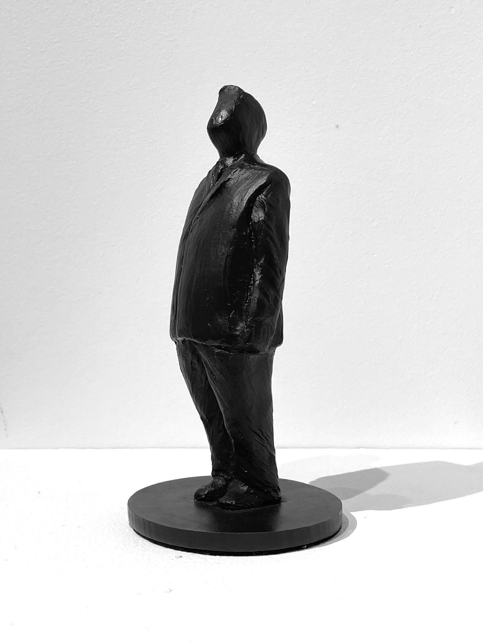 Jim Rennert Figurative Sculpture - Think Big, study