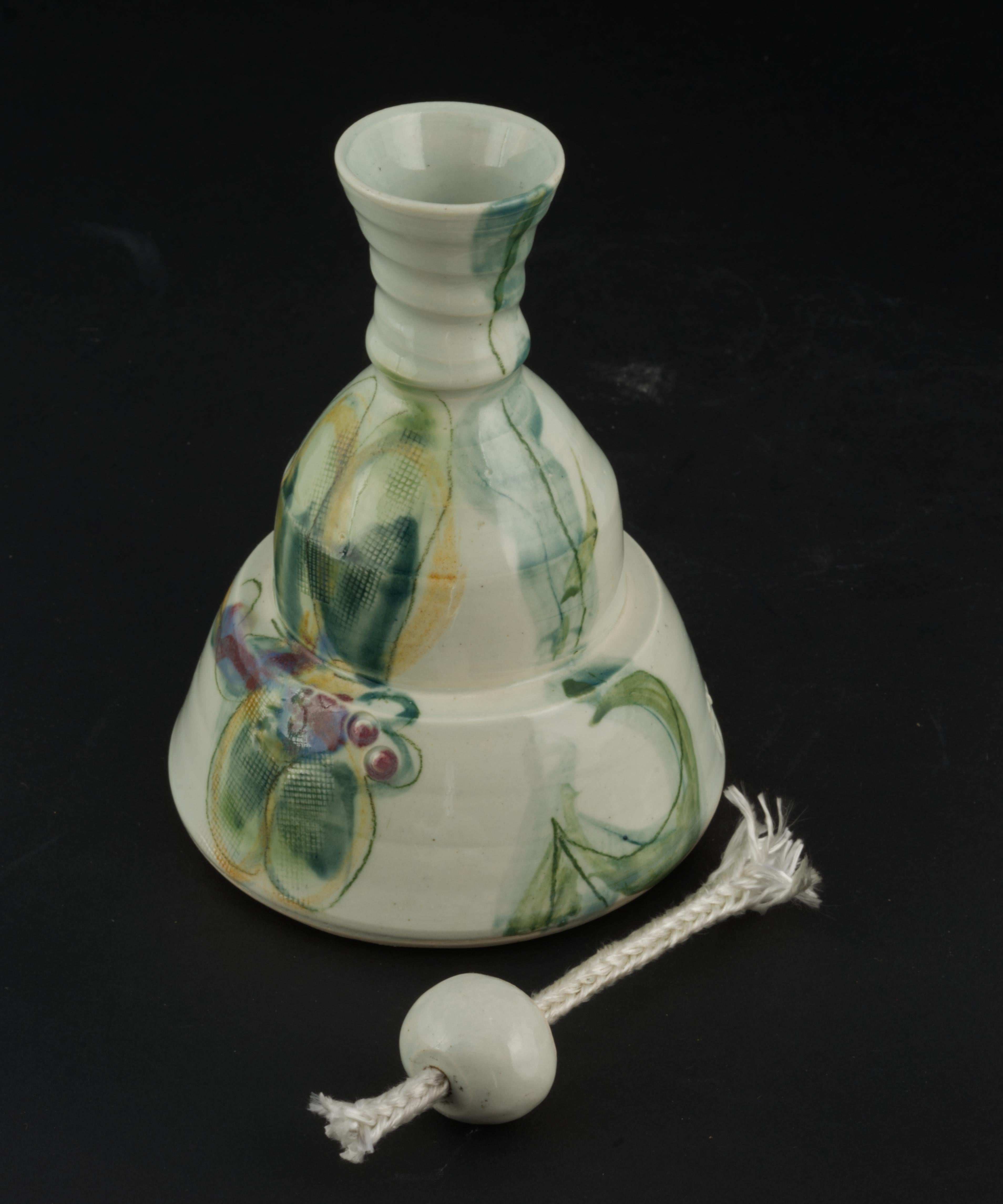 Lampada a olio decorativa o vaso di Jim Reno Pottery Dragonfly in vendita 1
