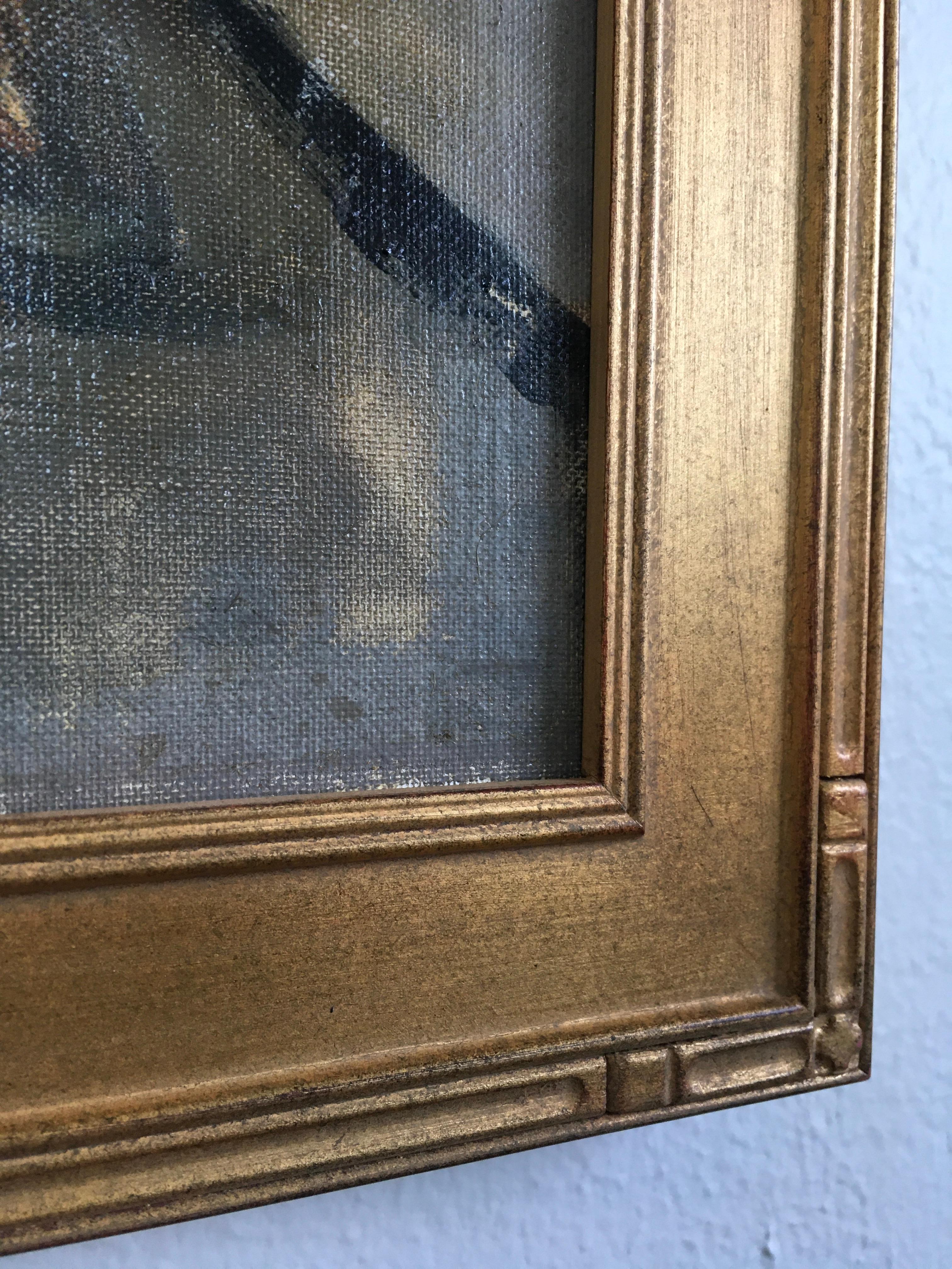 'Portrait of a Man', by Jim Riley, Oil on Canvas Painting For Sale 5