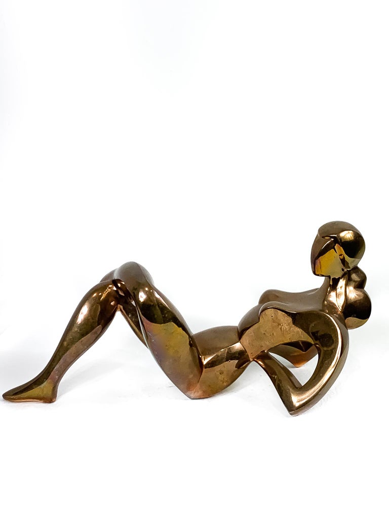Medium: Bronze
Edition 3/8

Jim Ritchie (1929-2017) born in Montreal, Canada, is known for his pastel drawings and bronze sculptures. He is stylistically linked with Cubism, Abstract figurative work, and modernism, and the human figure is the