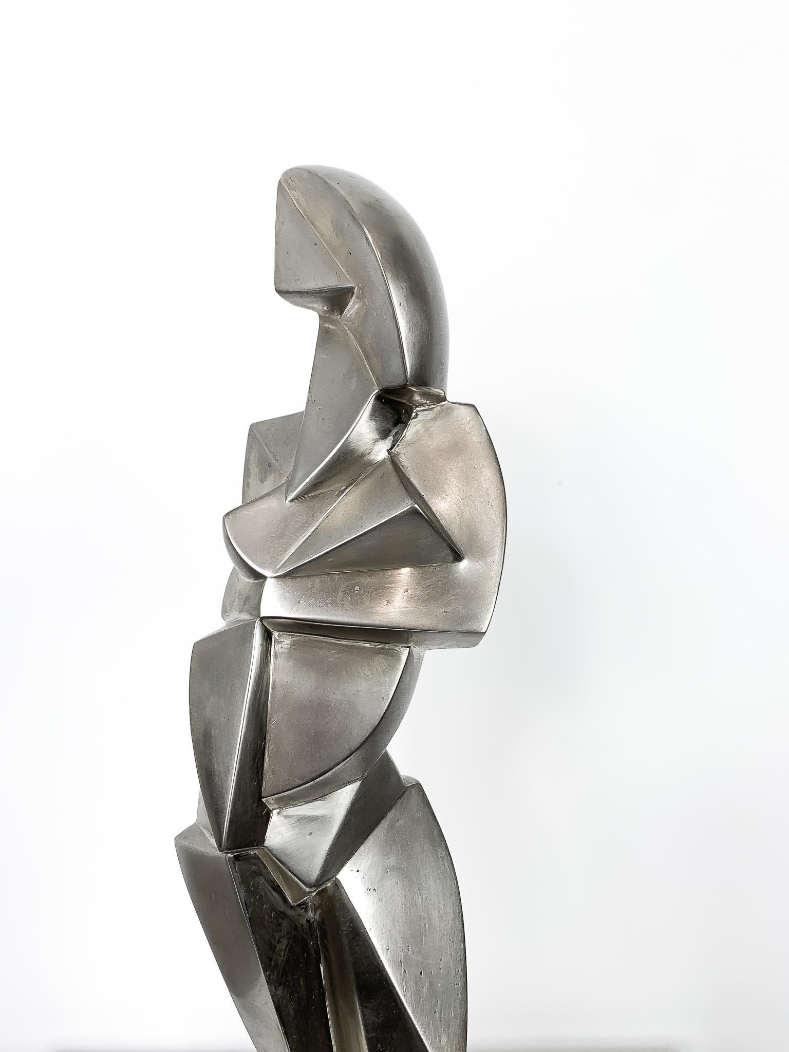 La Vençoise - Cubist Sculpture by Jim Ritchie