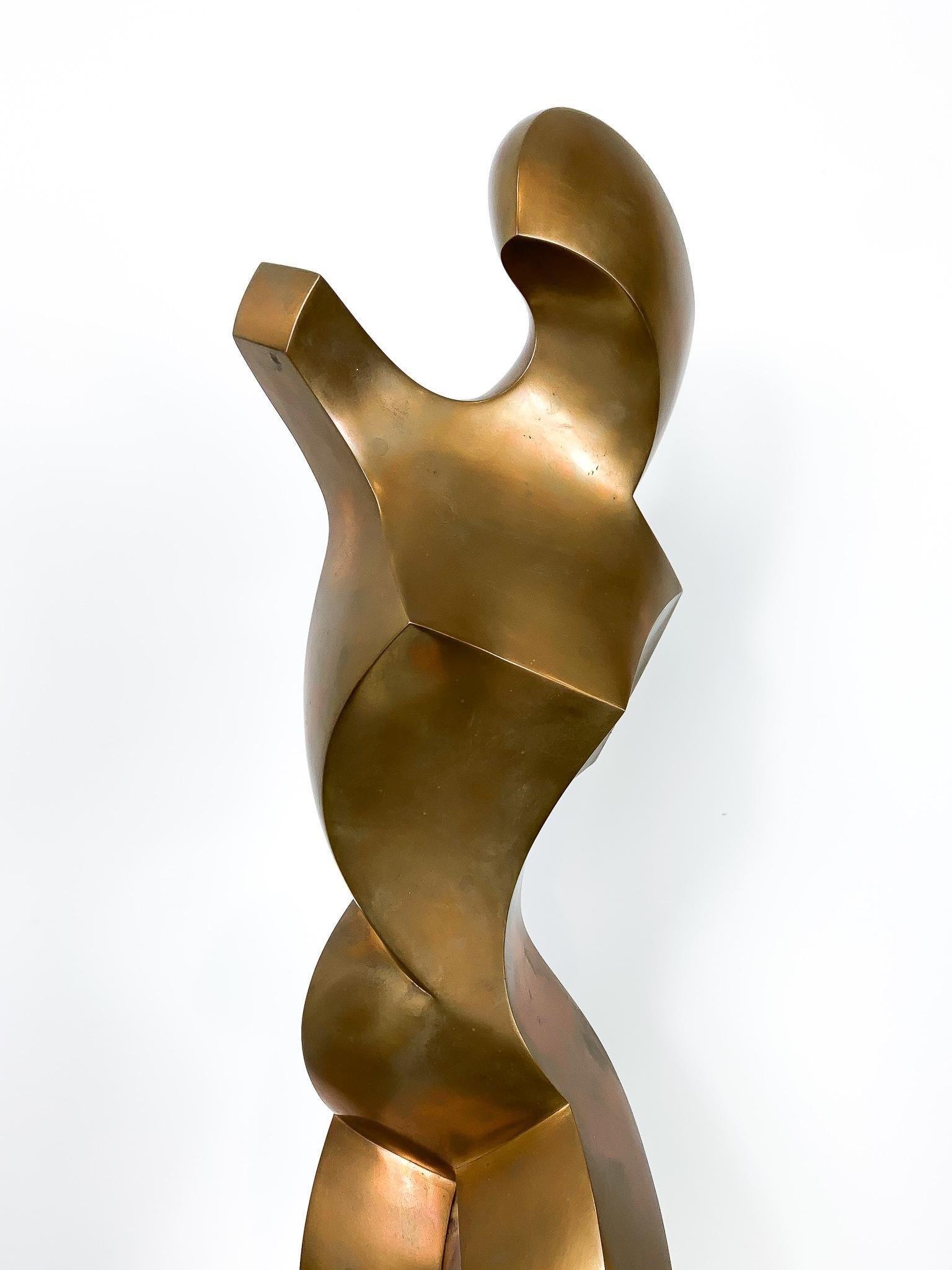 Reaching Figure - Cubist Sculpture by Jim Ritchie