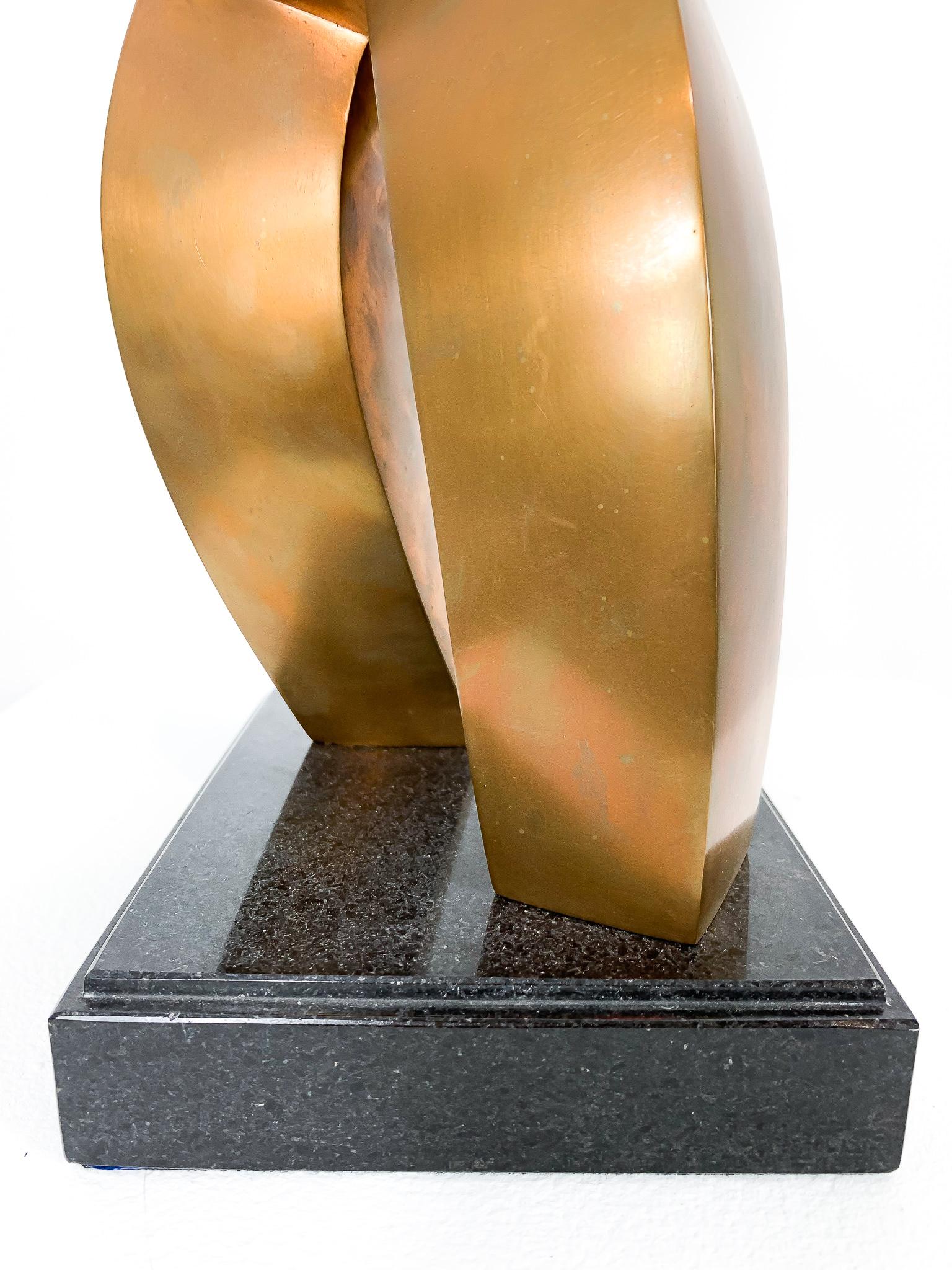 Edition 1/8
Medium: Natural bronze

Jim Ritchie (1929-2017) born in Montreal, Canada, is known for his pastel drawings and bronze sculptures. He is stylistically linked with Cubism, Abstract figurative work, and modernism, and the human figure is