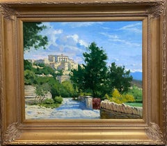 Afternoon in Gordes, original French Impressionist landscape
