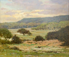 "Mañana en el Hill Country" Paisaje de Texas