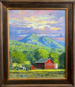 Mystische Abende, Pawlet, Vermont, original Landschaft aus Neuengland