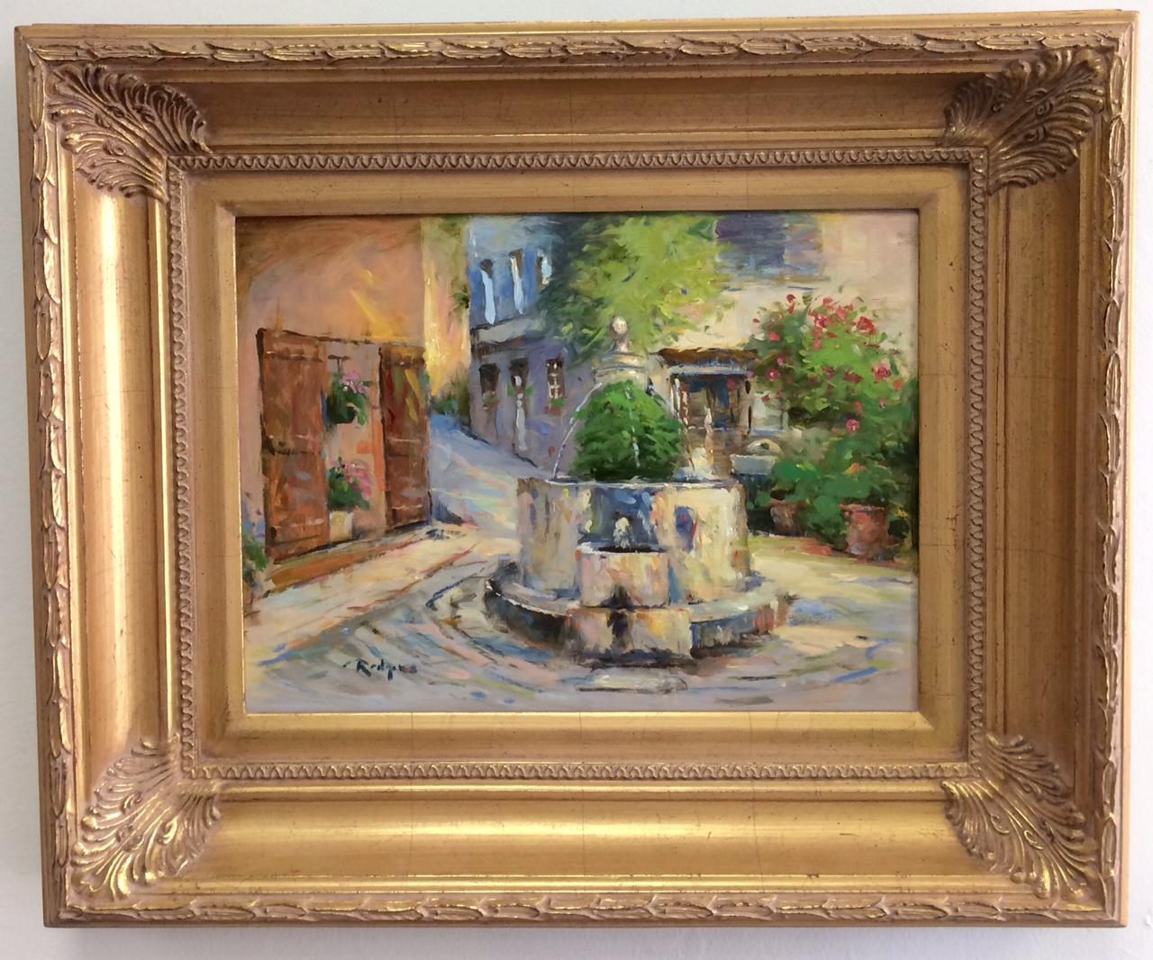 Jim Rodgers Landscape Painting - Provencal Light in Evening, original French impressionist landscape