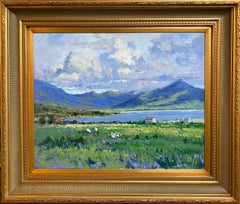 Ring der Kerry, Irland, originale impressionistische europäische Landschaft im Format 24x30