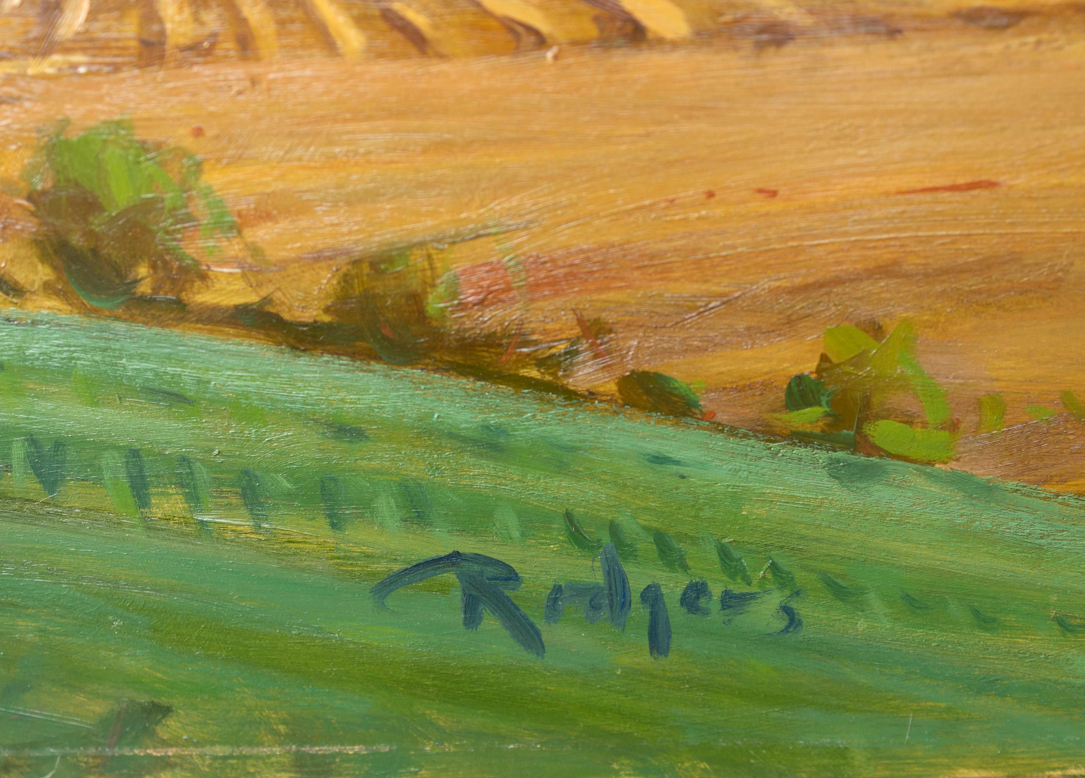 Ruffino Vineyards in Chianti - Painting by Jim Rodgers