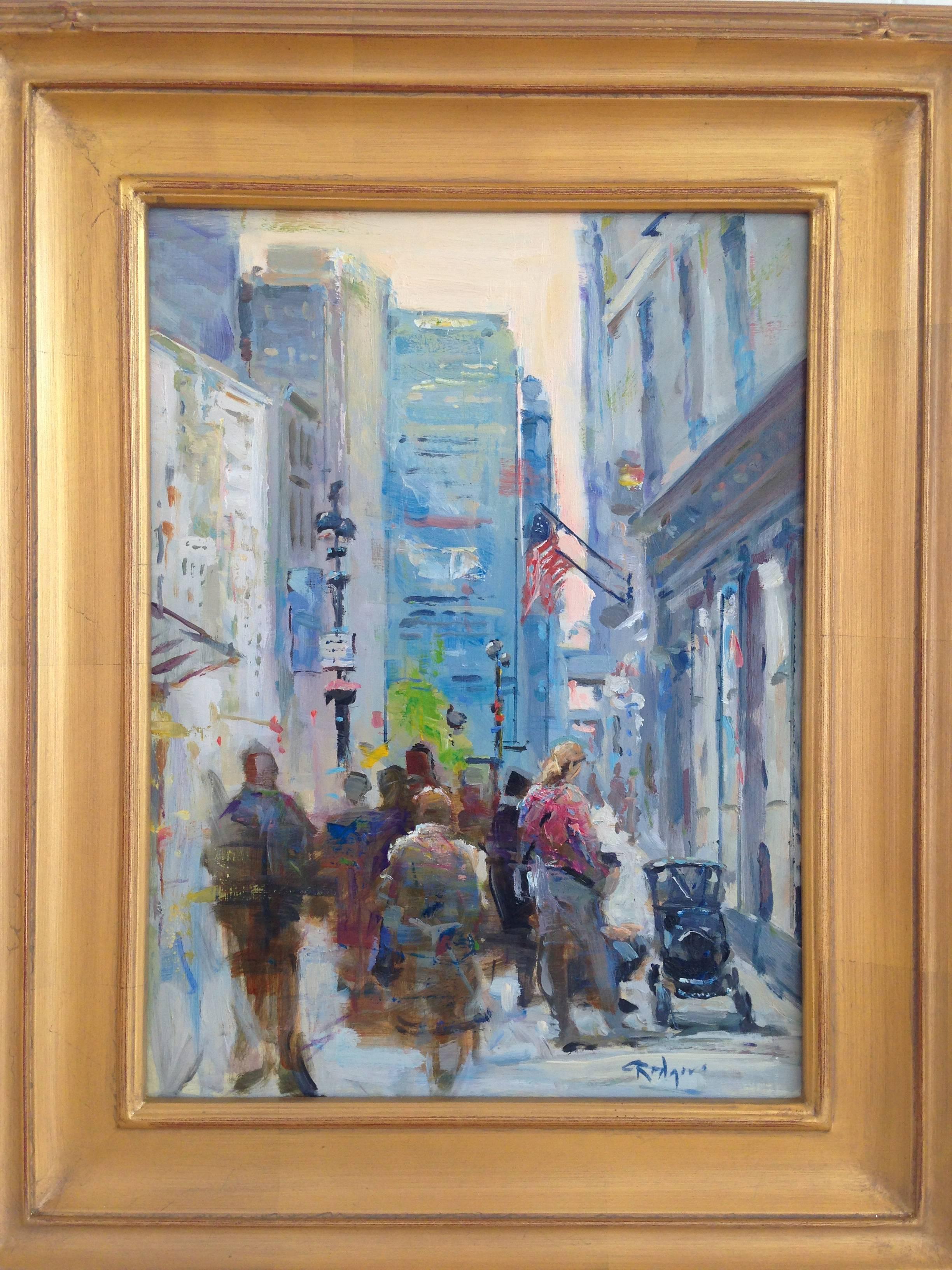 Jim Rodgers Landscape Painting - Up the Avenue
