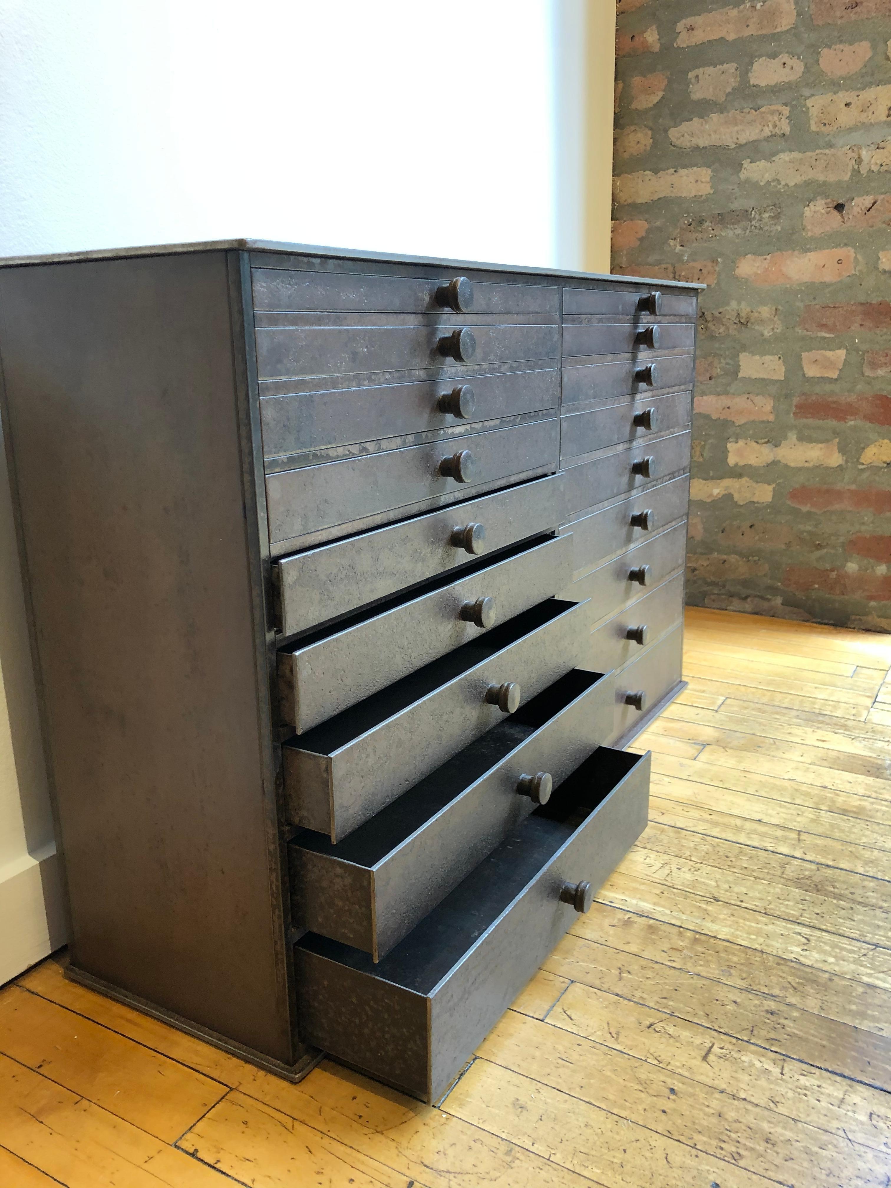 18 drawer storage cabinet