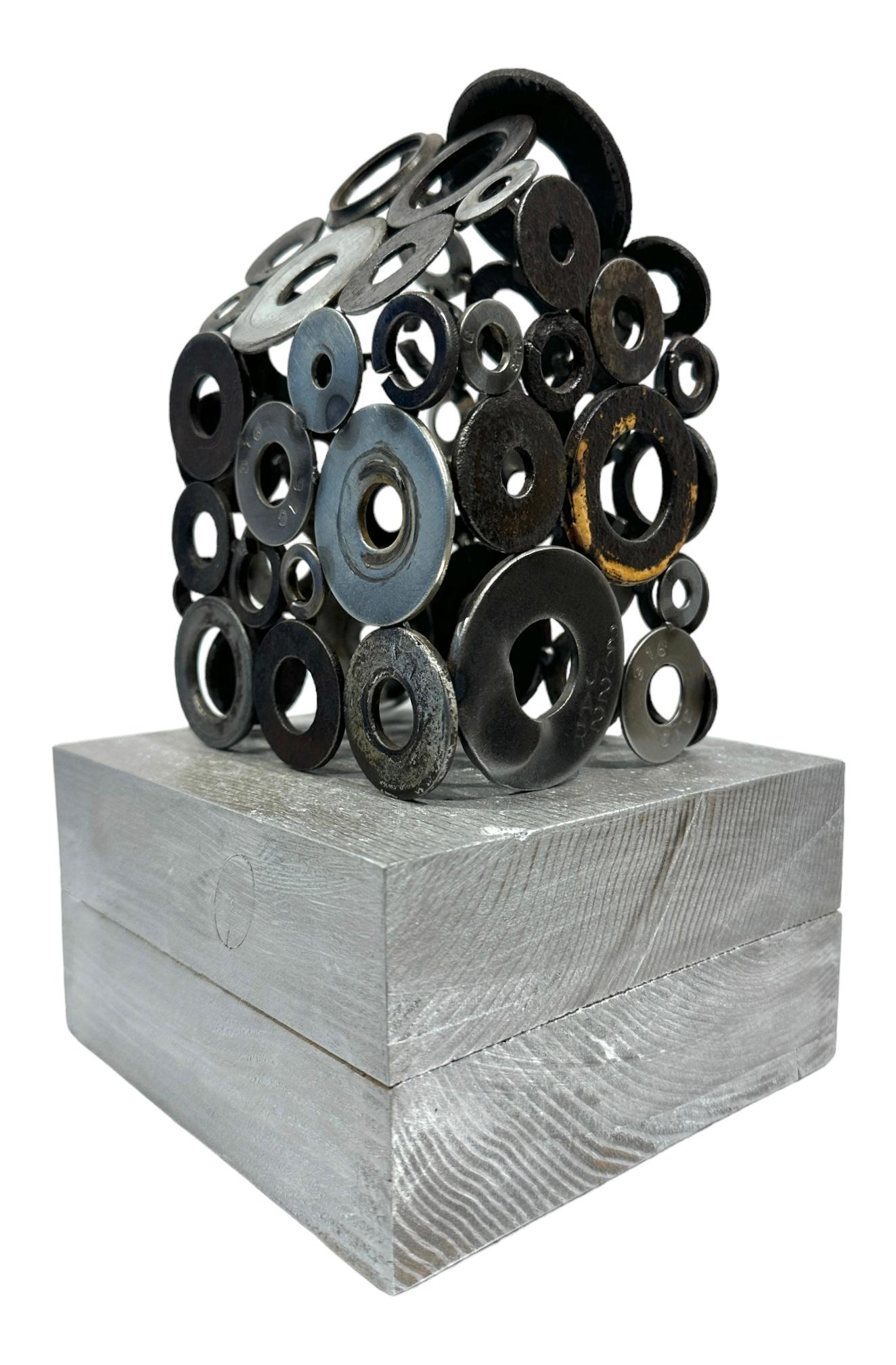 Jim Rose - Construct No. 02, Salvaged Steel and Aluminum Industrial Objects For Sale 2