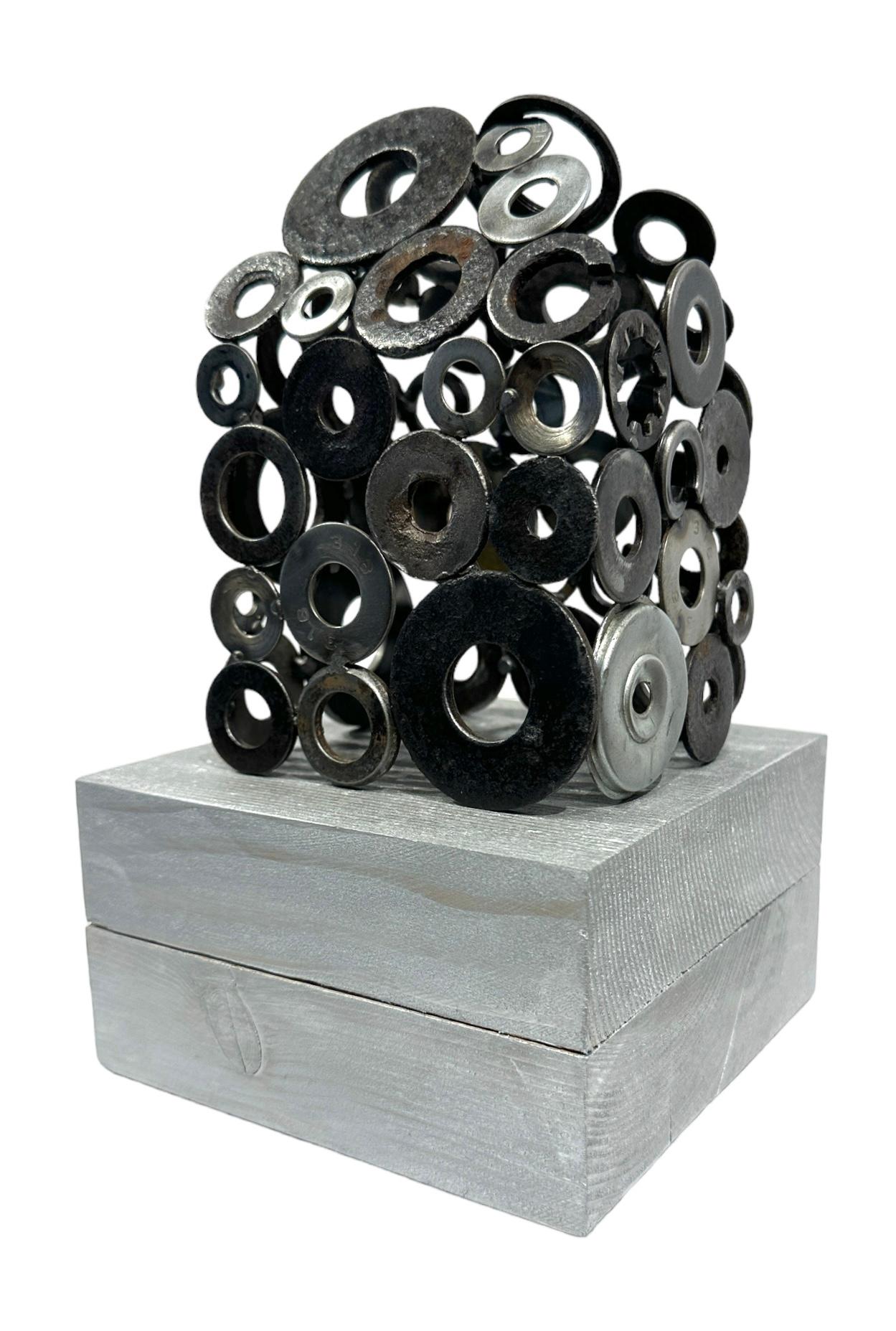 American Jim Rose - Construct No. 02, Salvaged Steel and Aluminum Industrial Objects For Sale